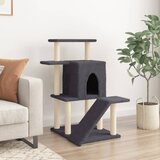  Penjalica za mačke sa stupovima za grebanje tamnosiva 97 cm | shoptok.hr