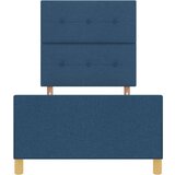  Postelja Modra 100x200 cm Tkanina, (22049674) | Shoptok.si
