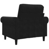  Fotelja crna 60 cm baršunasta | Eponuda.com