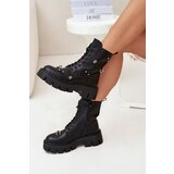 Boto Womens Work Boots With Decorations Insulated Black Lunea | Shoptok.si