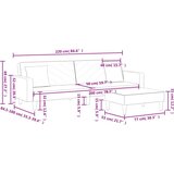  2-dijelni set sofa s jastucima žuti baršunasti | shoptok.hr