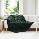  Lažni zec deka Tamnozelena 150 x 220 cm Poliester | shoptok.hr