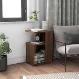 vidaXL Bočni stolić boja smeđeg hrasta 36x30x56 cm konstruirano drvo | shoptok.hr