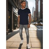 DStreet T-shirt męski basic granatowy | Shoptok.si
