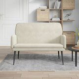 The Living Store Klop krem 108x79x79 cm žamet - Klop, (21495148) Cene