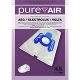 Pure Air Vrečke za sesalnike AEG/ELECTROLUX/VOLTA - 4 vrečke + filter, (5000257125) | Shoptok.si