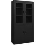 vidaXL uredski ormarić crni 90 x 40 x 180 cm čelični Cijene