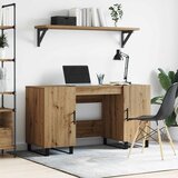 vidaXL Stol hrast artisan Konstruirano drvo 140 x 50 x 75 cm Cijene