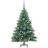 vidaXL Umestno božično drevo med 150 LED Zelena 120 cm PE in PVC | Shoptok.si