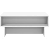  Kava Stol Bijelo 80 x 46 x 35 cm Konstruirano drvo | shoptok.hr