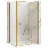 Rea Tuš kabina Atlas 80x100 Brush Gold u