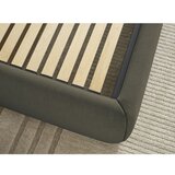 Bobochic Paris Temno zelena oblazinjena zakonska postelja s prostorom za shranjevanje/brez vzglavja z letvenim dnom 160x200 cm Inera – | Shoptok.si