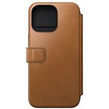 Nomad Moderna usnjena preklopna torbica za iPhone 15 Pro Max, Rjava, (21162987) | Shoptok.si