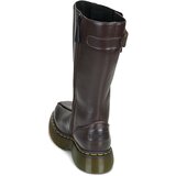 Dr. Martens BUZZ HIGH BOOT DARK BROWN MILLED GLOSS Smeđa | shoptok.hr