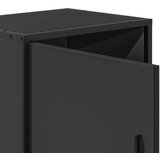 vidaXL Nočna omarica 2 kosa črna 40x31x50 cm inž. les in kovina | Shoptok.si