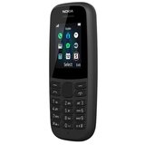 Nokia Telefon mobilni , 1.77" zaslon, Single SIM, FM radio - 105 SS EU, Crni | Eponuda.ba