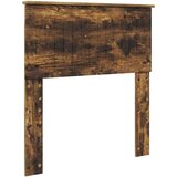  Vzglavje z vzglavjem Dimljeni oreh 80 cm Konstruiran les, (5000109984) | Shoptok.si