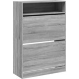 Furnova Omarica za čevlje z 2 predaloma siva sonoma 80x34x116 cm, (21954732) | Shoptok.si