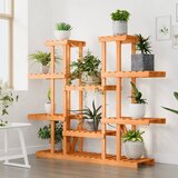 Stalak za cvijeće 110 x 25 x 110,5 cm od masivne jelovine | shoptok.hr