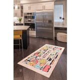 Happy lunch multicolor hall carpet (80 x 200)