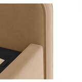 Micadoni Svjetlo smeđi tapecirani bračni krevet s podnicom 160x200 cm Eda – | shoptok.hr