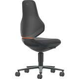 bimos Vrtljiv delovni stol ESD TEXON, s kolesi, Supertec, črne barve | Shoptok.si