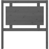  Posteljno vzglavje sivo 95,5x4x100 cm trdna borovina, (20643496) | Shoptok.si