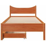  Okvir kreveta s ladicama voštano smeđi 100 x 200 cm borovine | shoptok.hr