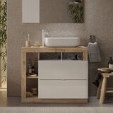 LC Mobili Kopalniki blok z 2 predaloma, bel/hrast, HAMBURG 439030K-T92 Cene