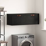  Ormar za montažu na zid Zidne Crni hrast 100 x 36,5 x 35 cm | shoptok.hr