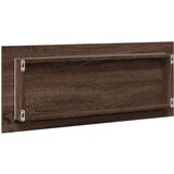 vidaXL LED kopalniško ogledalo rjavi hrast 100x8,5x37 cm inž. les | Shoptok.si