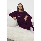 TRENDYOLMILLA Ženski set pidžame Thmaw25Pt00028, Ljubičasti | Eponuda.com