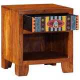 vidaXL Nočna omarica 40x35x45 cm Masivni les Akacija | Shoptok.si