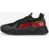 Puma Red and Black Men Sneakers Ferrari RS-X Black-Rosso Cors - Men