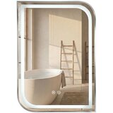 Rea Stensko ogledalo LED ZONE 80x60 BRUSH NICKEL | Shoptok.si