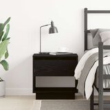  Noćni ormarić Crna hrast 45x34x48 cm Konstruirano drvo | shoptok.hr