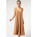 Lafaba Dress - Brown - A-line Cene