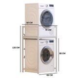 Hanah home C7 - white white washing machine cabinet | ePonuda.com