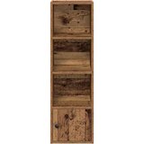  Regal za knjige boja starog drva 31x24x102 cm drveni | Eponuda.ba