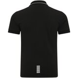 Ea7 Emporio Armani Majica crna / bijela | shoptok.hr