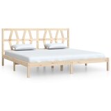 Furnova Posteljni okvir iz trdne borovine 200x200 cm, (21935070) | Shoptok.si