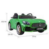  Licenciran avto na akumulator Mercedes Benz GT R 4 x 4 - zeleni/lakiran | Shoptok.si