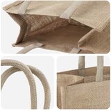  Torbe od jute 10 Prirodna 26 x 22 x 14 cm 100% Jut Slike