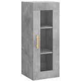 vidaXL Stenska omarica betonsko siva 34,5x34x90 cm, (20821146) | Shoptok.si