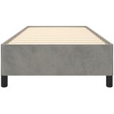  Okvir kreveta bez madraca svjetlosivi 90x200 cm baršunasti | Eponuda.com