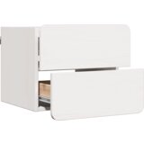 vidaXL Noćni ormarić 2 pcs Bijela 39 x 34 x 33 cm Čvrsta borova drva | shoptok.hr