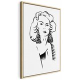  Slika - Romantic Blonde (1 Part) Vertical 80x120 U prirodnom drvenom okviru | shoptok.hr