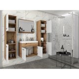 P & B kopalnica montreal xl, barva hrasta, bela, 5-Delno | Shoptok.si