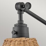  Hinkley HK-ARTI-1W-BK-NR - zidno spot svetlo ARTI 1xE27/60W/230V, crna/smeđa | Eponuda.com