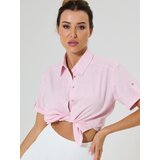Sinsay Pamučna košulja s kratkim rukavima | shoptok.hr